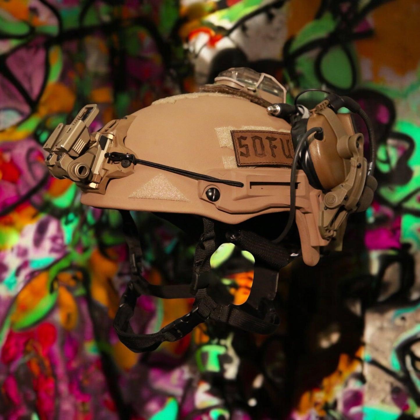 SCAR-ZERO: DINGO DRIZZLE - Frequency Resistant - Visual Signaling (FR-VS) Ballistic Helmet
