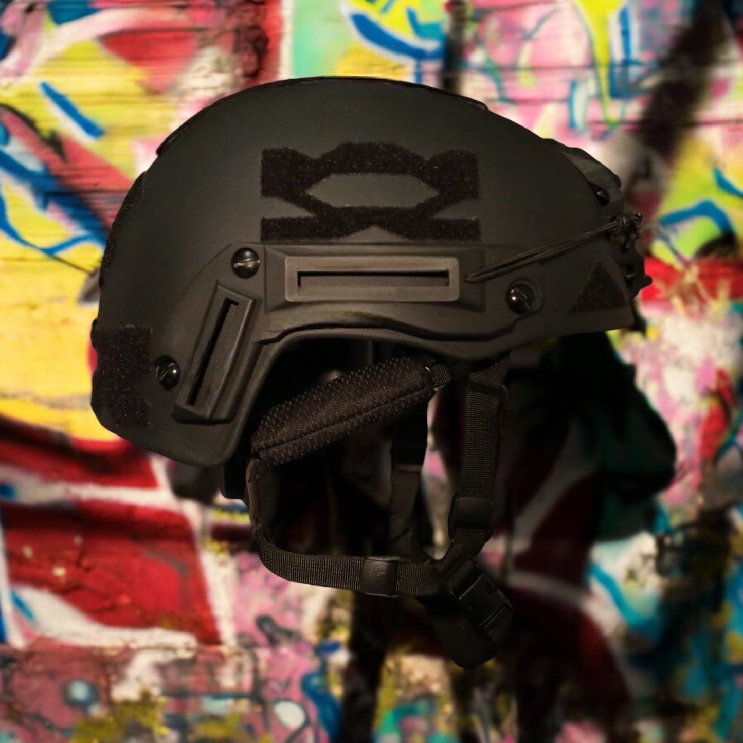 SCAR-ZERO: SHADOW SAUCE - Frequency Resistant - Visual Signaling (FR-VS) Ballistic Helmet