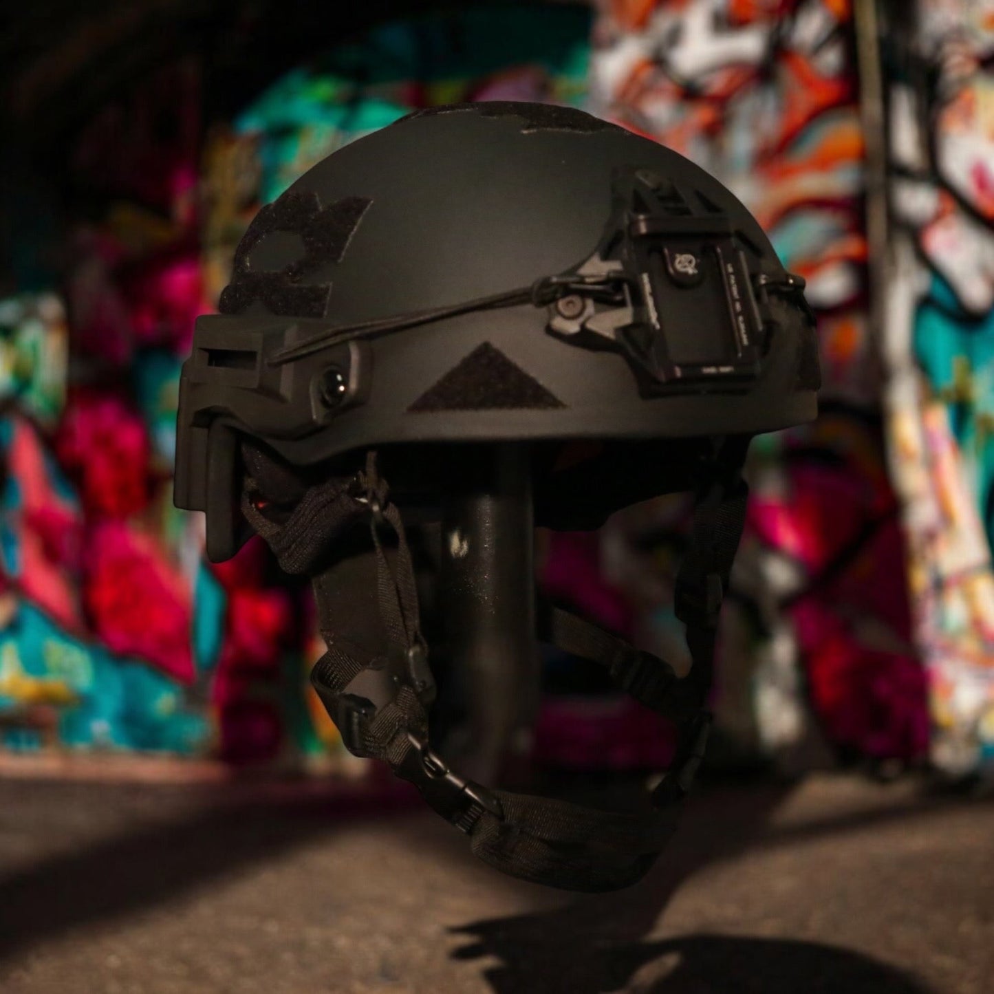 SCAR-ZERO: SHADOW SAUCE - Frequency Resistant - Visual Signaling (FR-VS) Ballistic Helmet