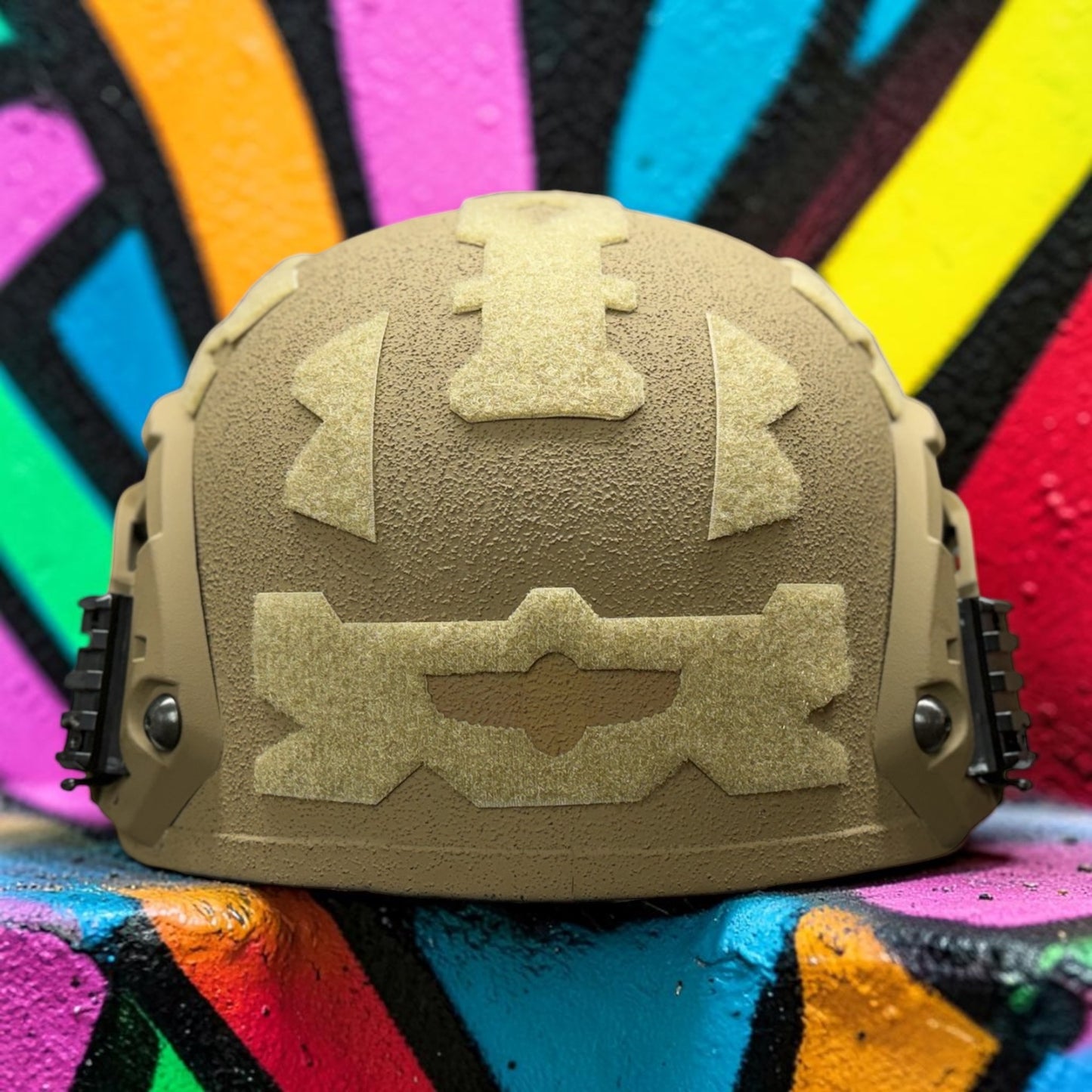 SCAR-ONE: DINGO DRIZZLE - Made in the USA - Frequency Resistant - Visual Signaling (FR-VS) Ballistic Helmet